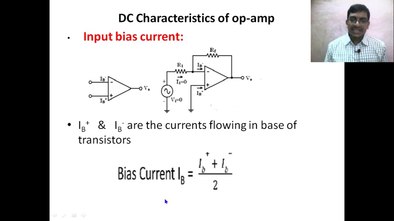 DC Characteristics of OP-AMP || Input offset voltage, Input offset current  LICA U-2-6