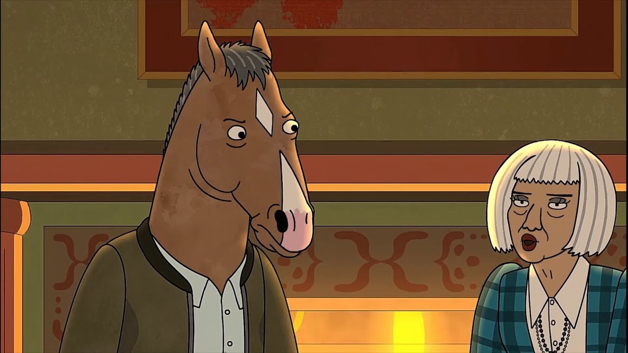 BoJack Horseman S06E14 — (another) BoJack and Angela scene