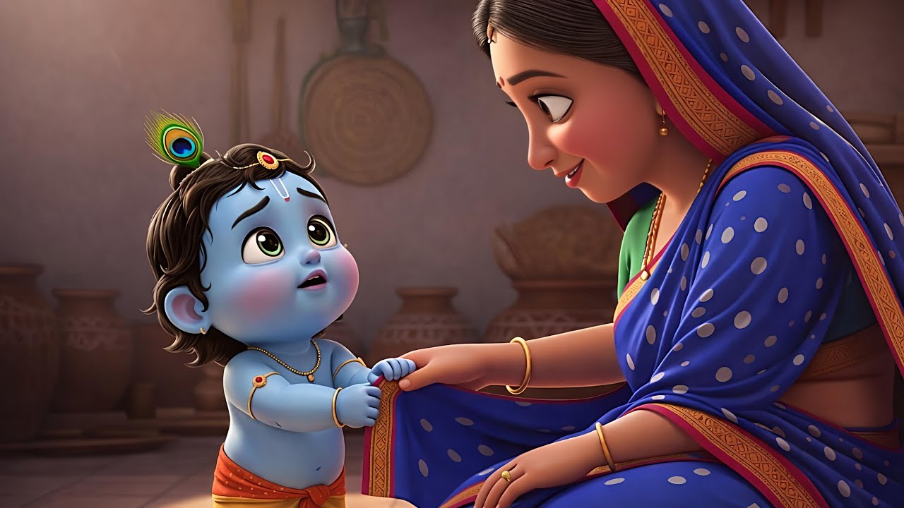 🔴 LIVE:-माँ यशोदा से कान्हा ने क्या कहा? 🥺 | Little Krishna Viral Video | Gaurav Amritwani