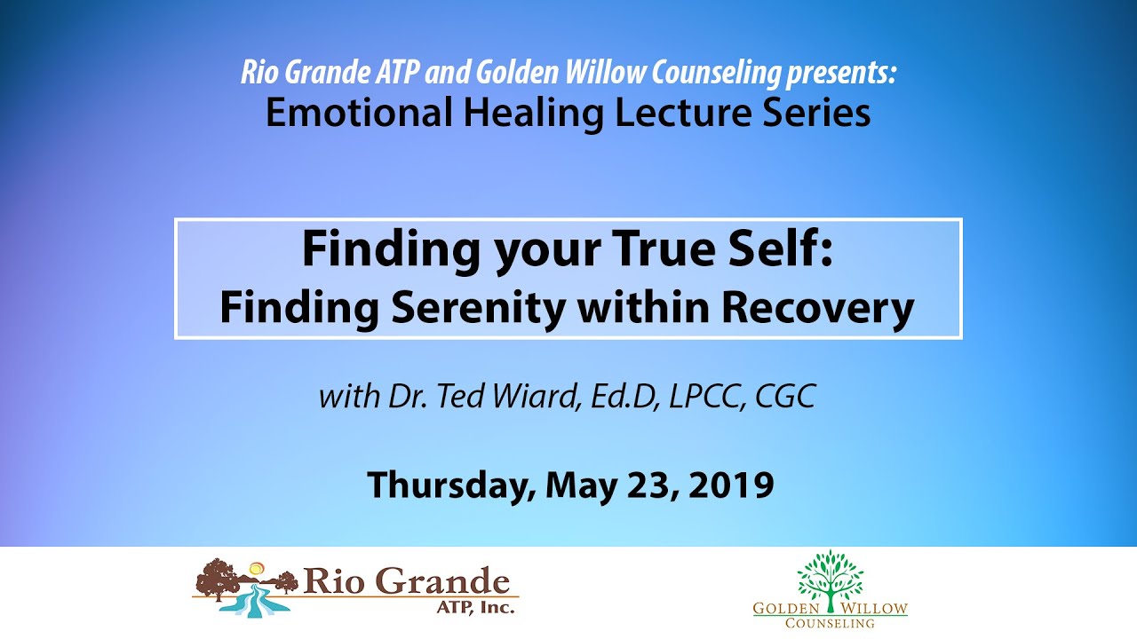 Finding Your True Self: Finding Serenity within Recovery