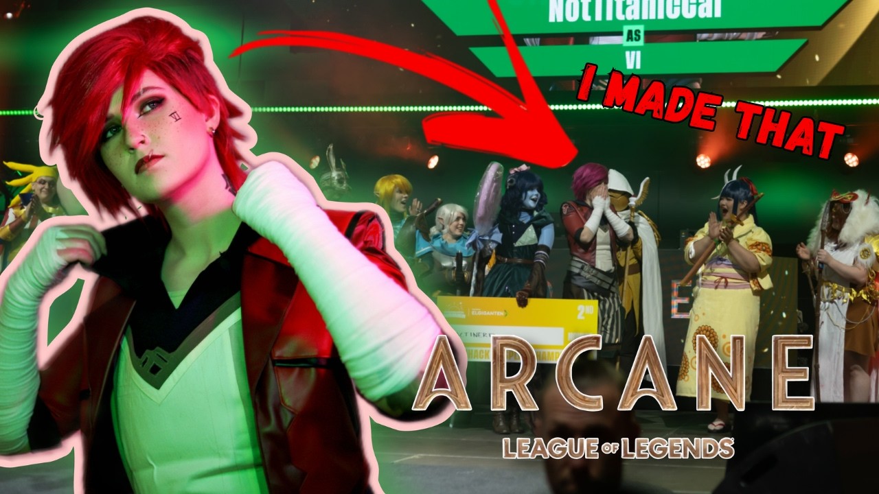 I made a VI COSPLAY and COMPETED with it | Arcane