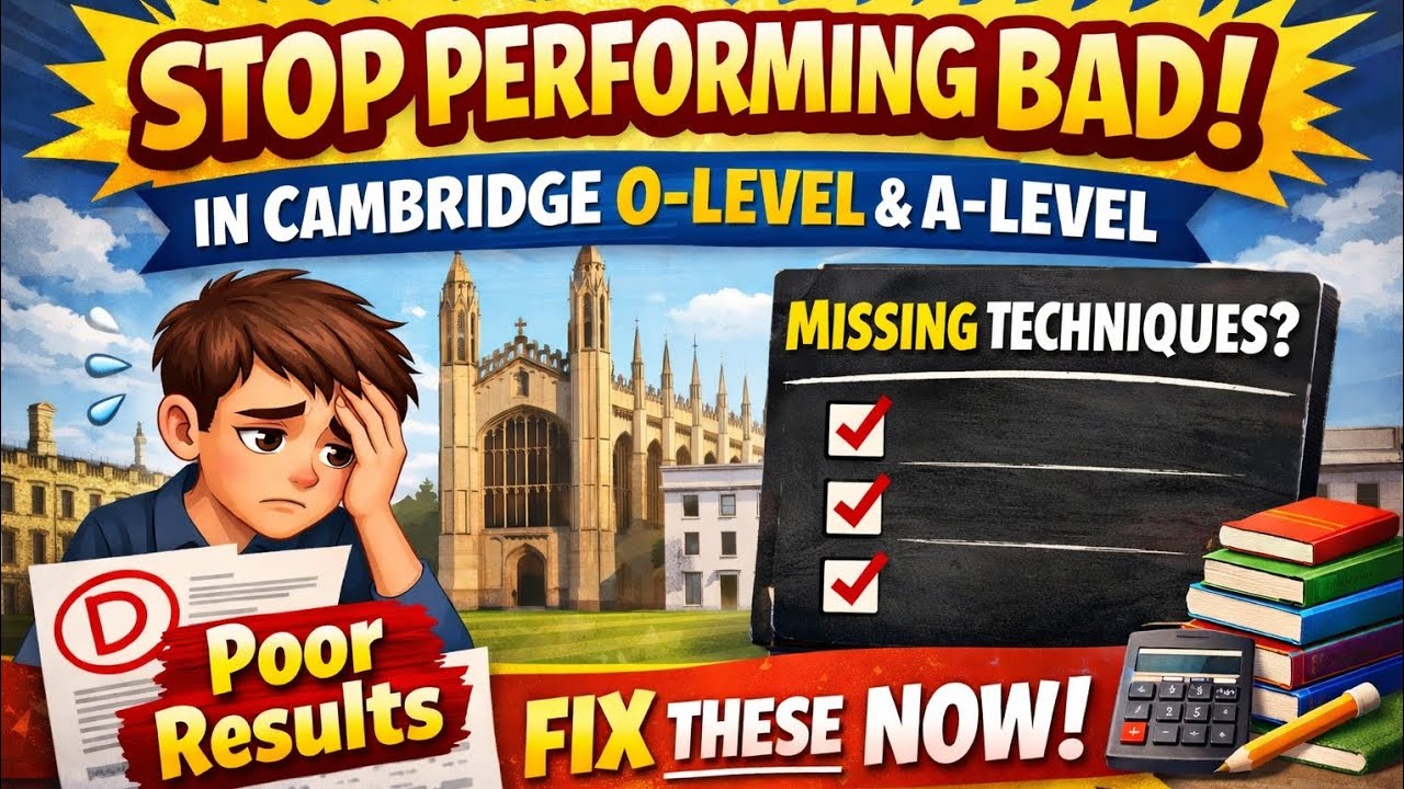 Unlock key techniques missing from your OLevel & ALevel prep and start improving your results today