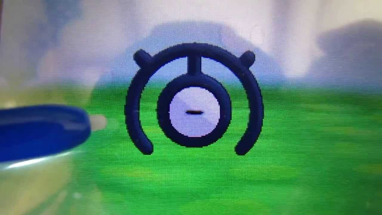 Pokémon Amie - Unown (M)