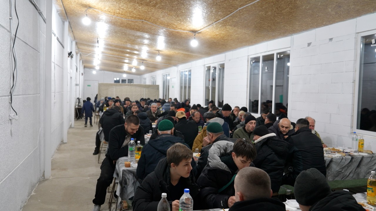 Ифтары в с. Мазанка ежедневно собирают более 250 человек