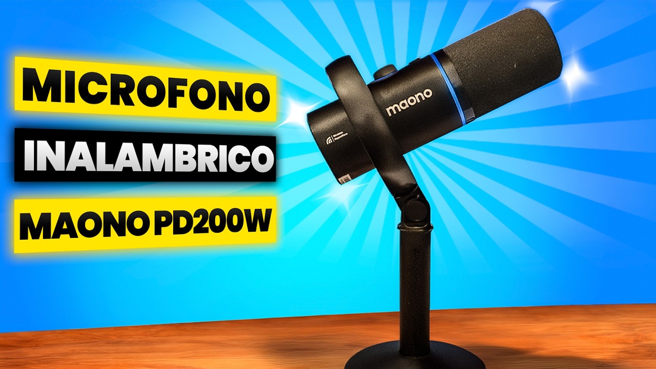 El Mejor Micrófono Calidad/Precio Para YouTube, Podcast, Streaming (Maono PD200W)