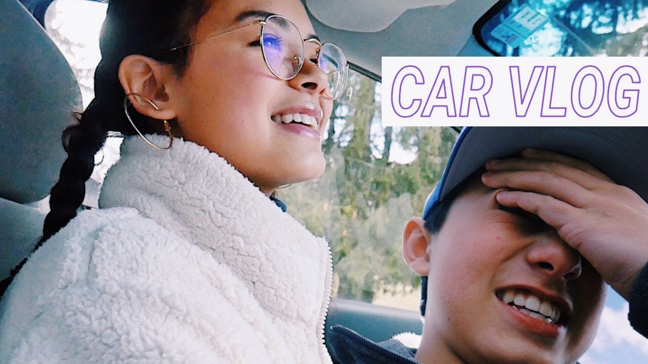 i accidentally abandoned my brother // car vlog
