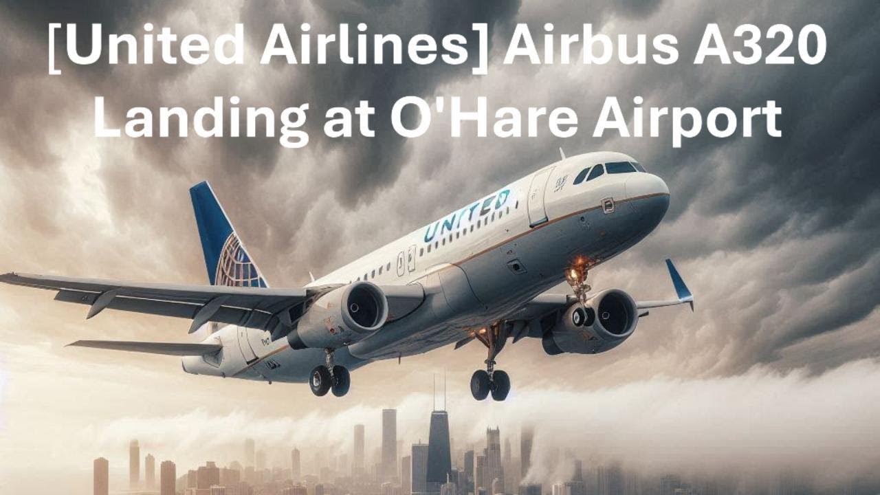 [United Airlines] Landing Chicago O'hare Airport Parallel Landing