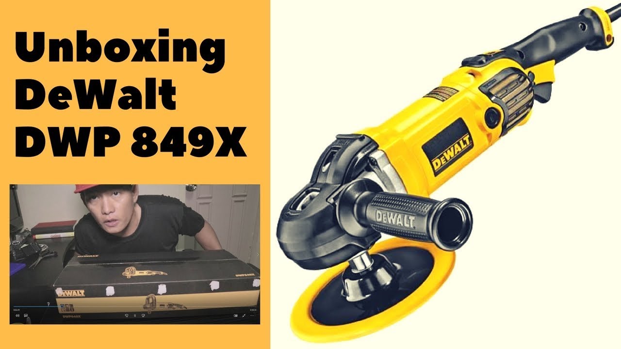 UNBOXED DeWalt DWP849X Variable Speed Polisher