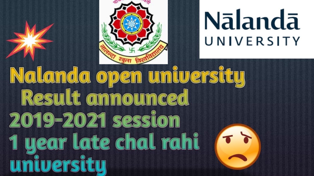 Nalanda open University result declared 2022 @asthasahujh10