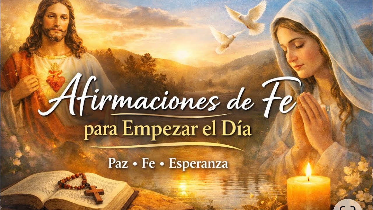 AFIRMACIONES DE FE PARA COMENZAR EL DÍA.📿