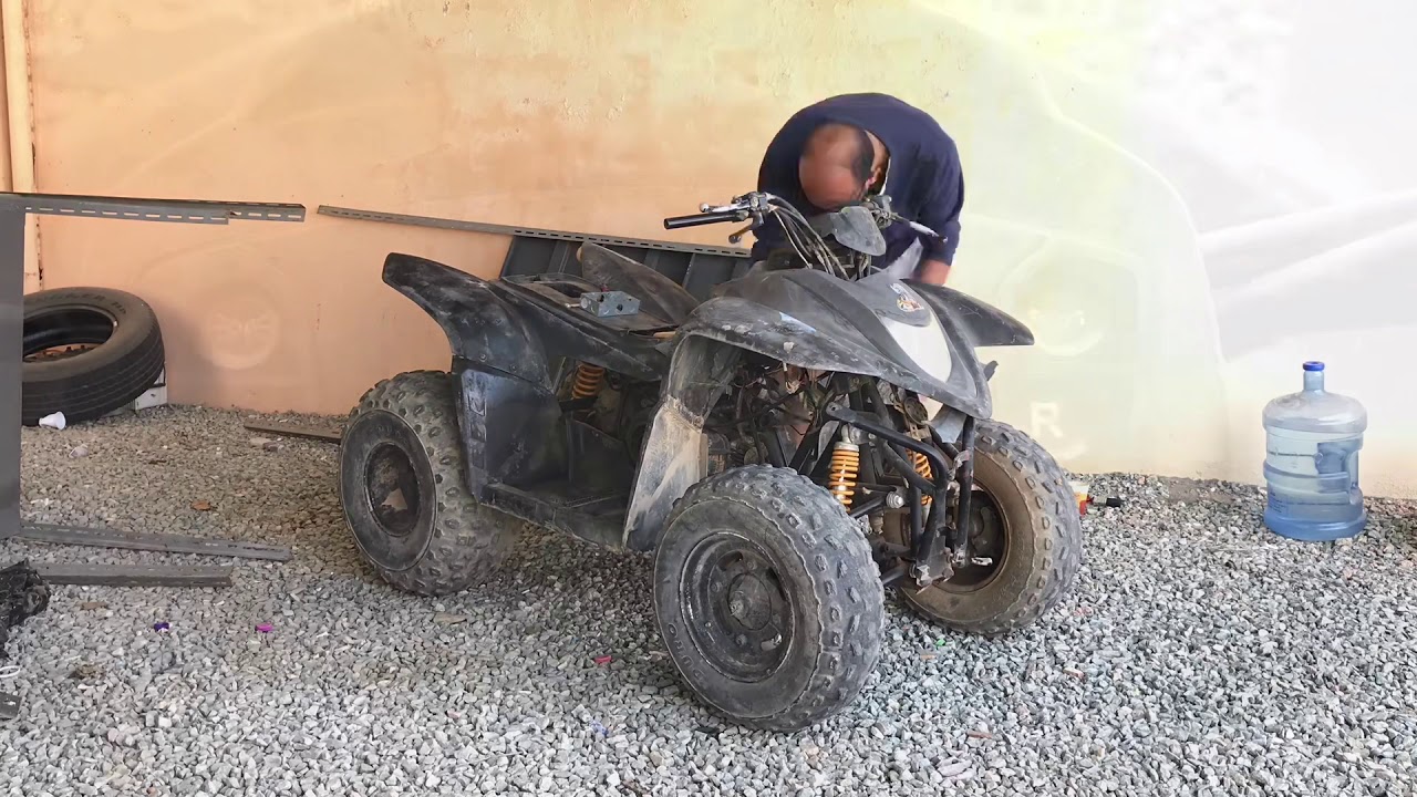 إعادة بناء دباب رباعي rebuild ATV