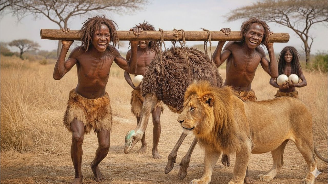 Life Million Years Ago | Giant Ostrich and the Hunt of Homo Habilis