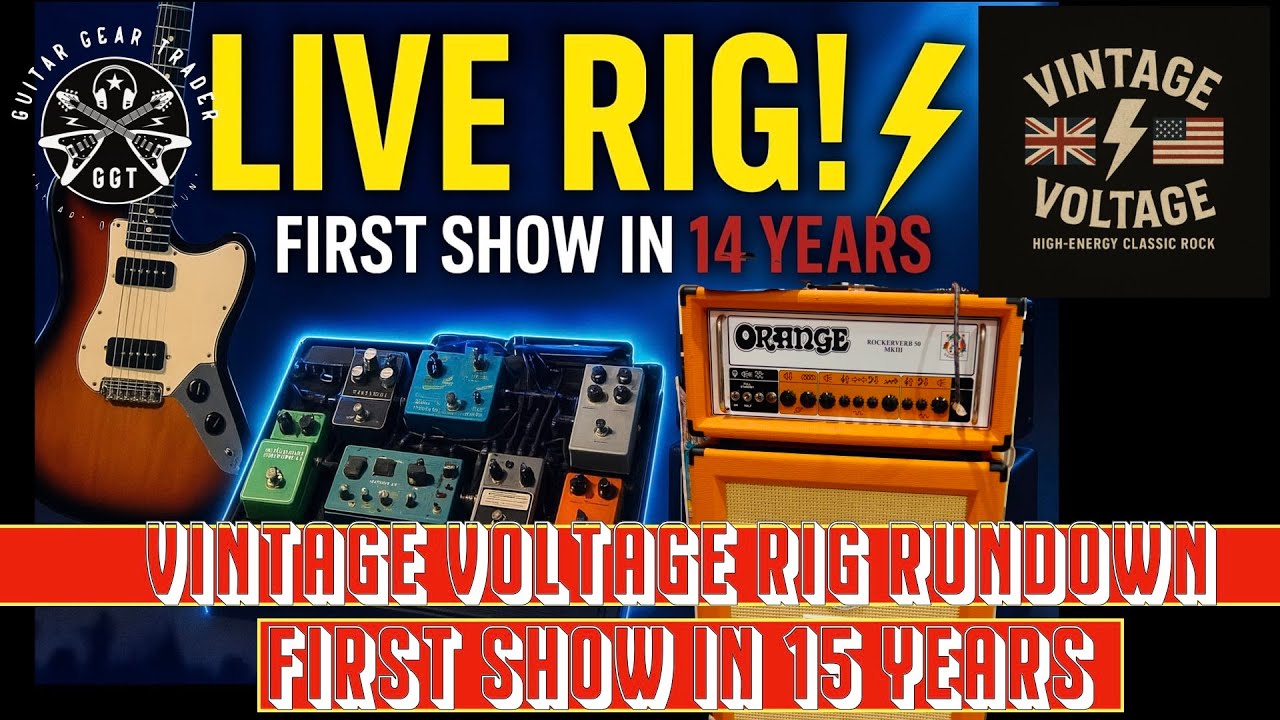 My Live Guitar Rig After 14 Years! 🎸 Pedalboard, Amps & Guitars | Vintage Voltage