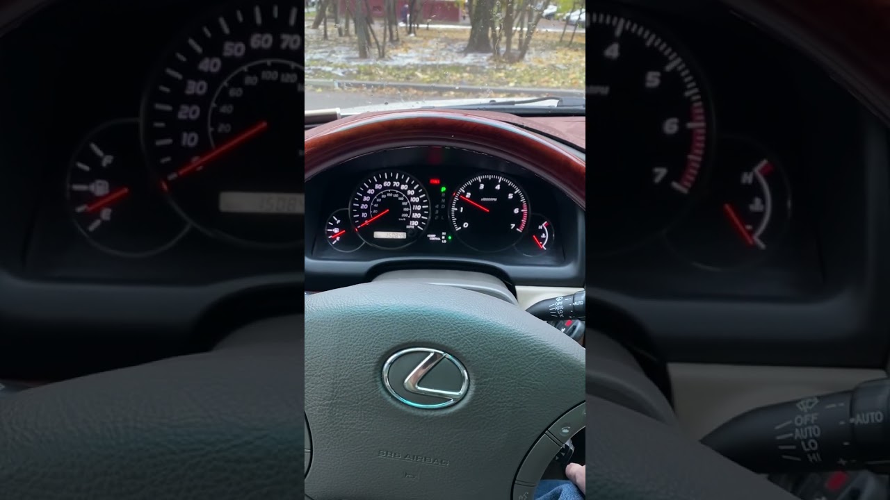 Холодный запуск Lexus GX470 2008 с пробегом 500тыс. Cold start Lexus GX470 2008, 310k miles.