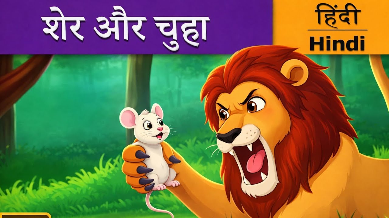 शेर और चूहे की कहानी | सच्ची दोस्ती की प्रेरक कहानी | #sheraurchuha #moralstory #hindikahani
