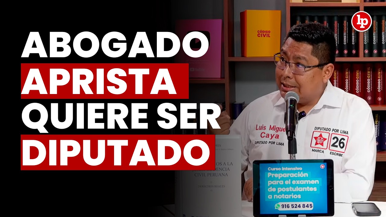 Candidato ABOGADO aprista EN APRIETOS: propuestas a la cámara de diputados 2026 | LUIS CAYA SALAZAR