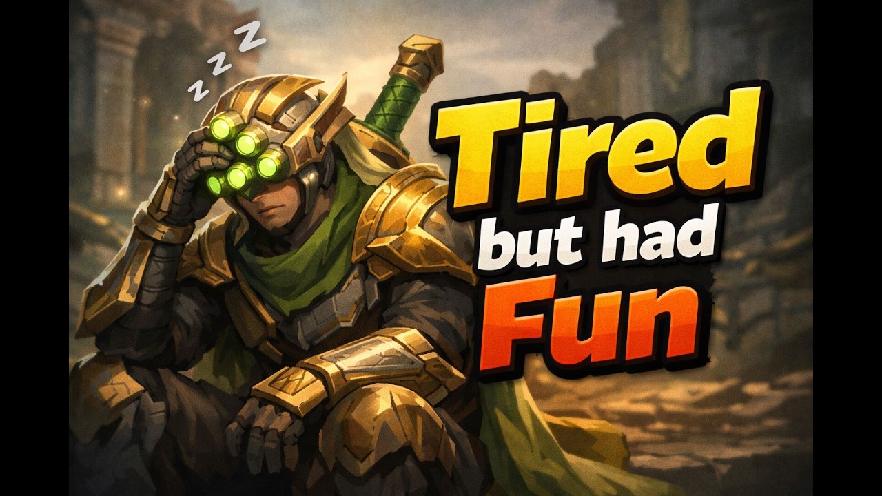 Extremely tired so i chose to have fun with Master Yi Top.