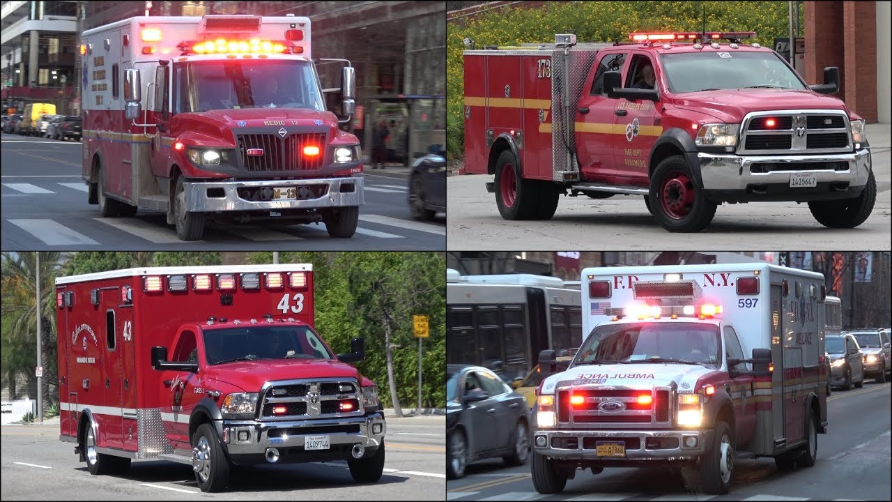 Ambulances and EMS responding - BEST OF 2018