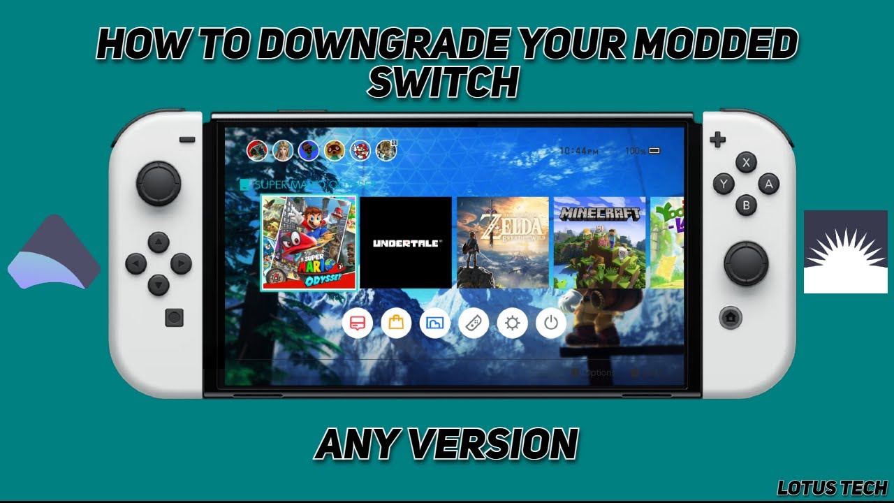 How To Downgrade Modded Nintendo Switch (ANY FIRMWARE VERSION)