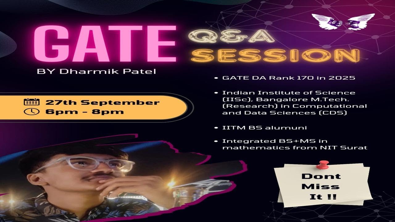 GATE Q&A Session Alert!