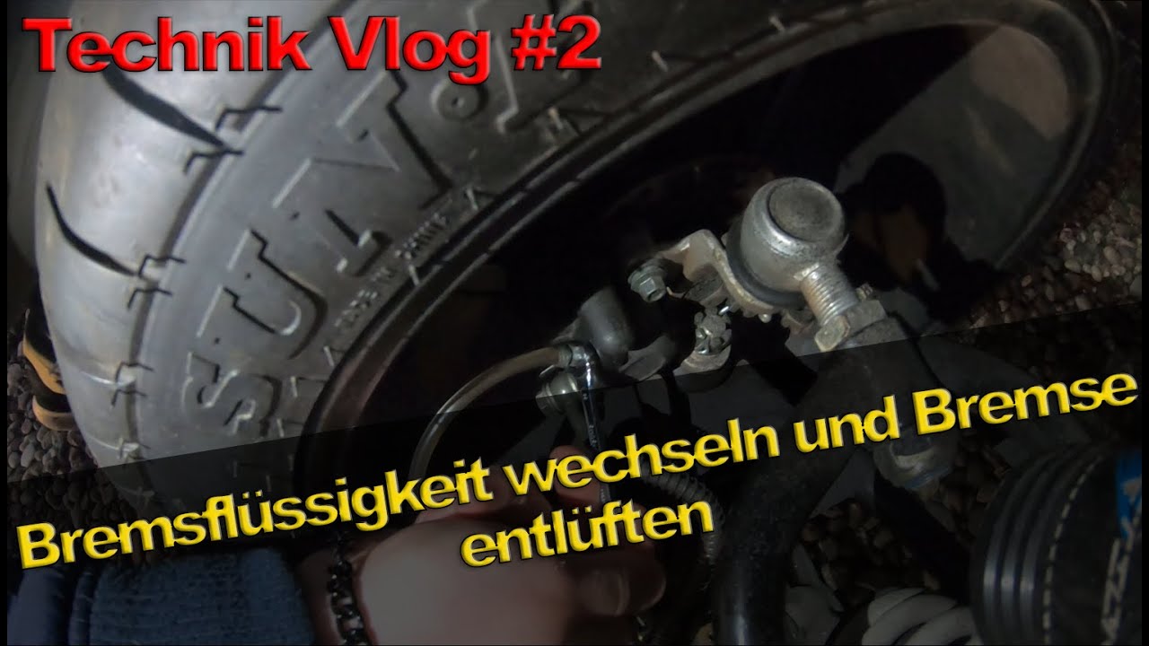 Bremsflüssigkeit wechseln beim Quad / Bremse entlüften / Technik Vlog