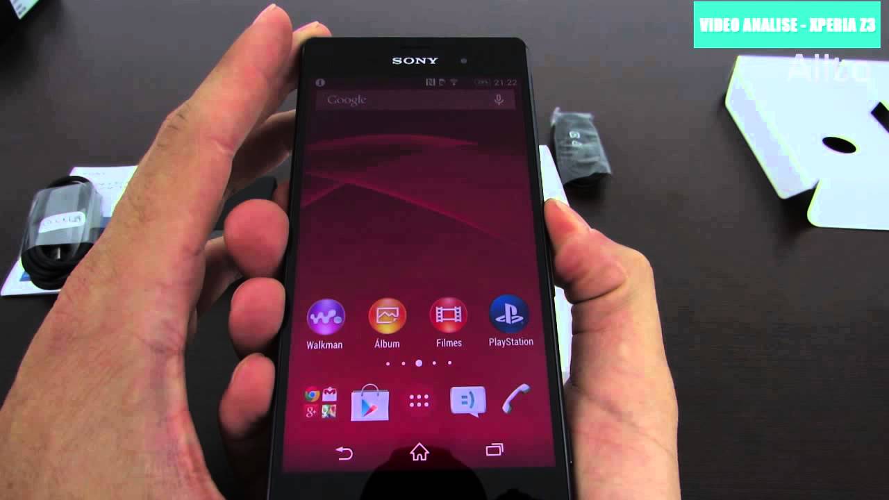 Unboxing Sony Xperia Z3 - Português Br