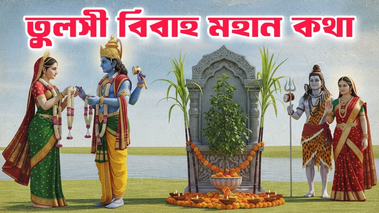 🌸যাদের ঘরে তুলসী গাছ আছে তারা এই কাহিনী না শুনলে পাপ হবে | তুলসী বিবাহ রহস্য**