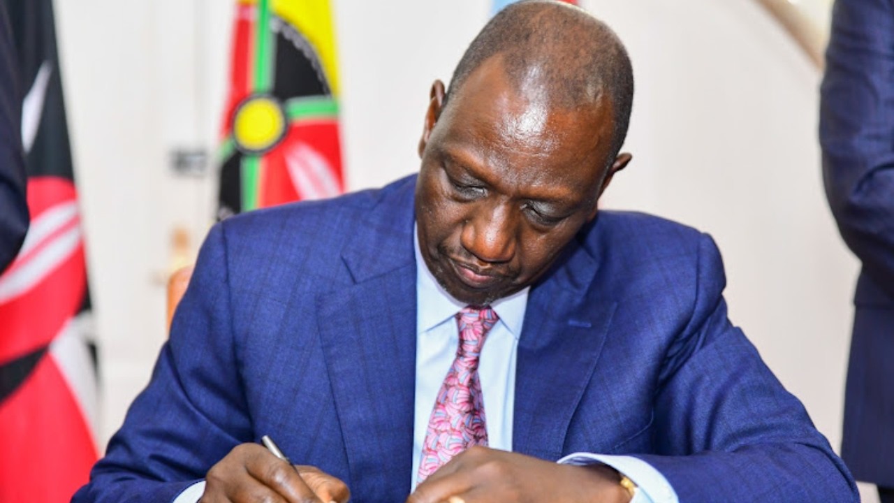 LIVE; PRESIDENT RUTO SIGNING NATIONAL INFRASTRUCTURE FUND BILL INTO LAW AT STATE HOUSE!