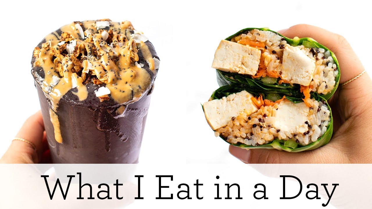 WHAT I EAT IN A DAY (VEGAN) ‣‣ Easy Spring Recipes