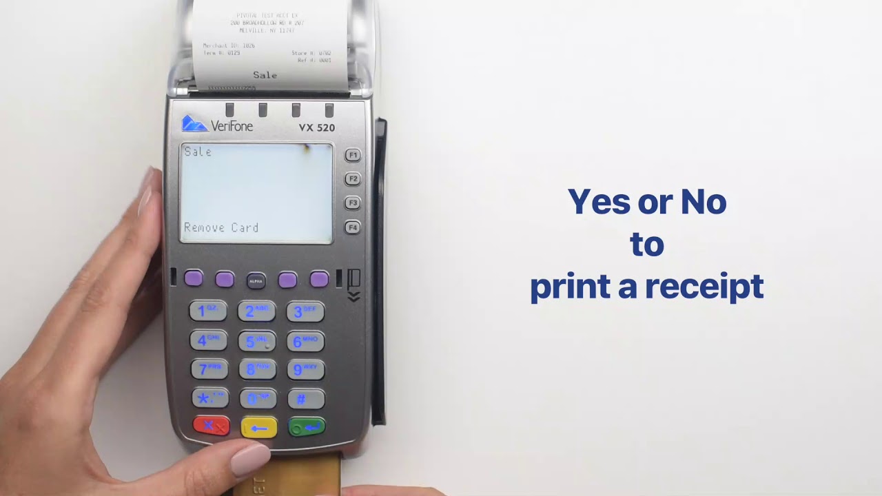 The Basic Functions On Your Verifone VX 520 Payment Terminal (USA)