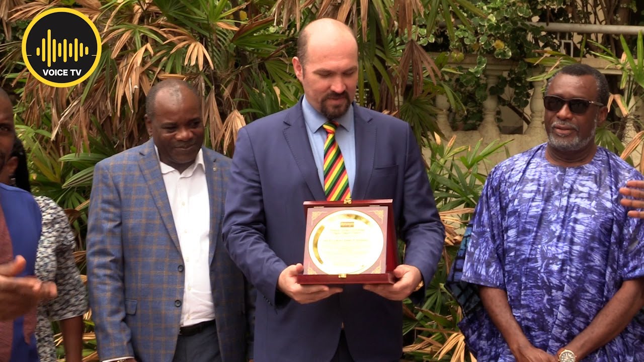 The Bulgarian Ambassador to Nigeria was honoured with prestigious Award of Excellence by Diplomats'