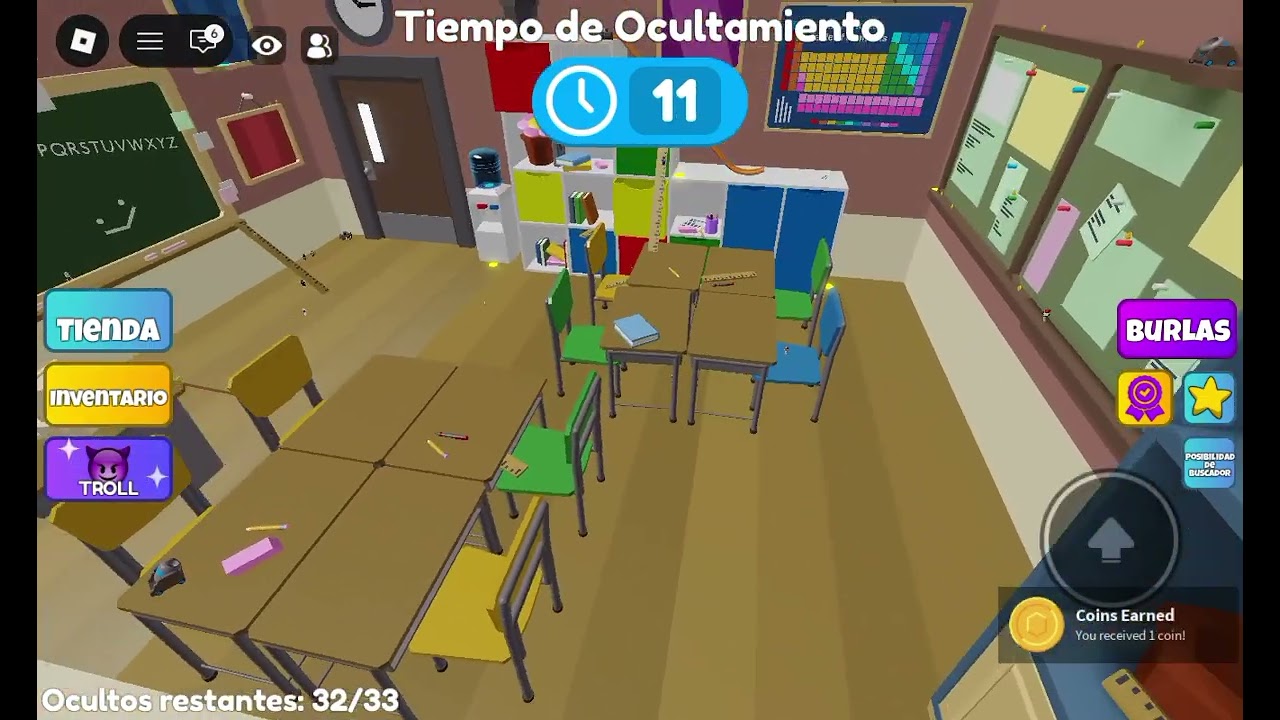 Jugando ocultar y buscar 
