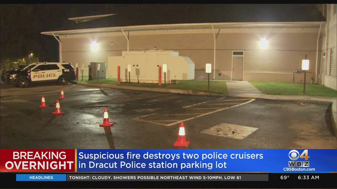 2 Dracut Police Cruisers Destroyed In Suspicious Fire At Station