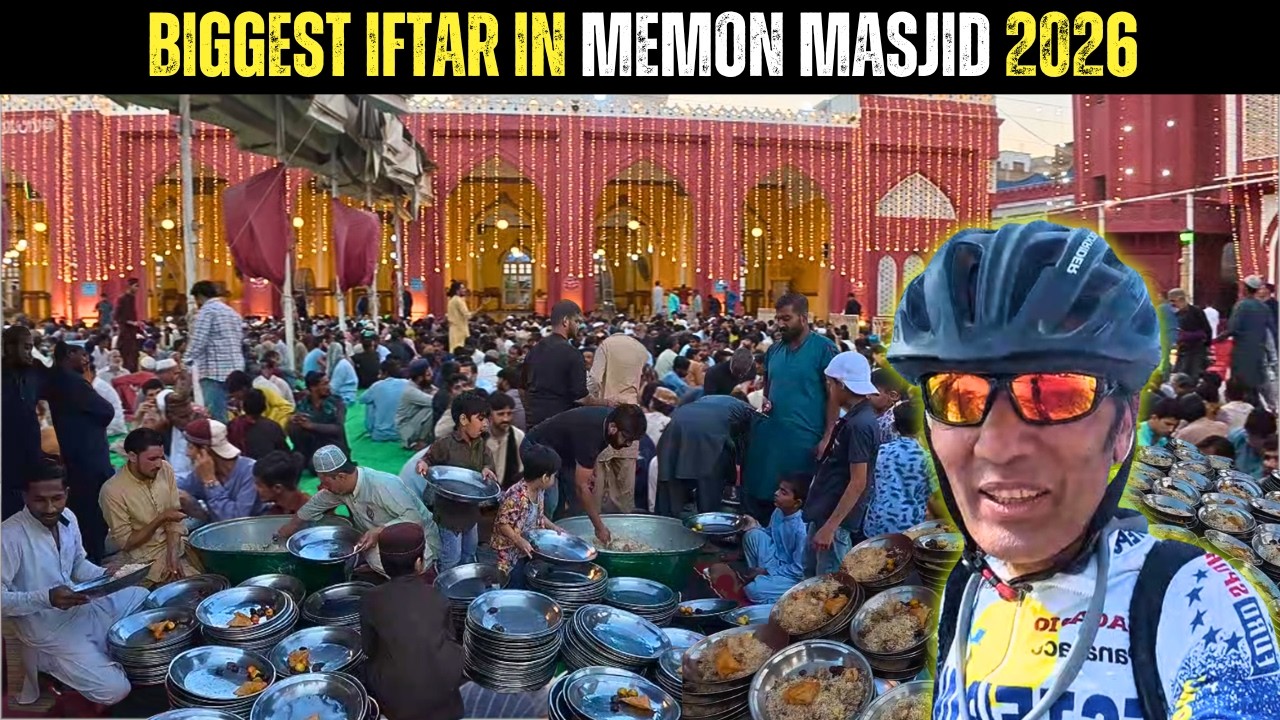 Memon Masjid Iftar 2026 |Biggest Iftar Dastarkhwan In Memon Masjid Karachi | Ramdan Speical
