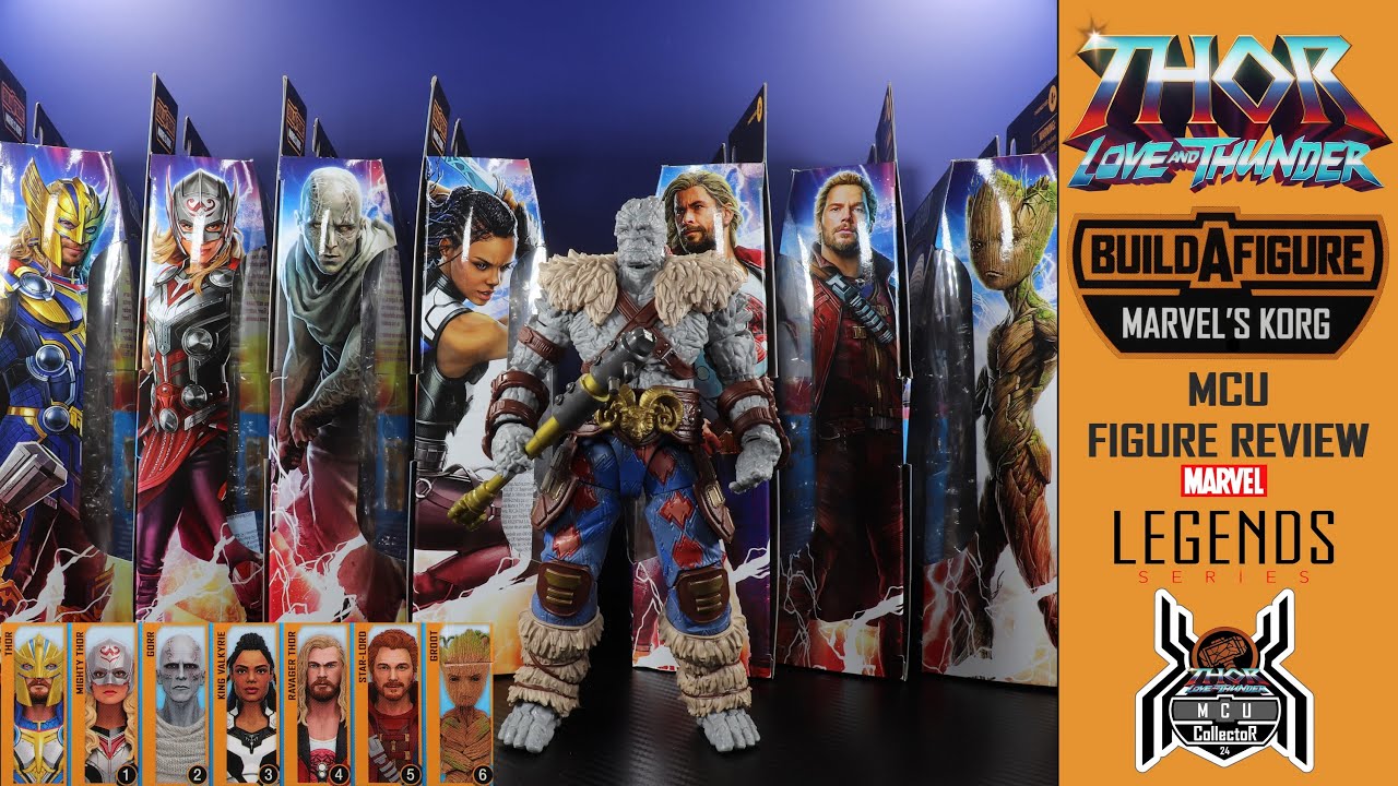 Marvel Legends KORG BAF Taika Waititi Thor Love and Thunder Wave MCU Figure Review