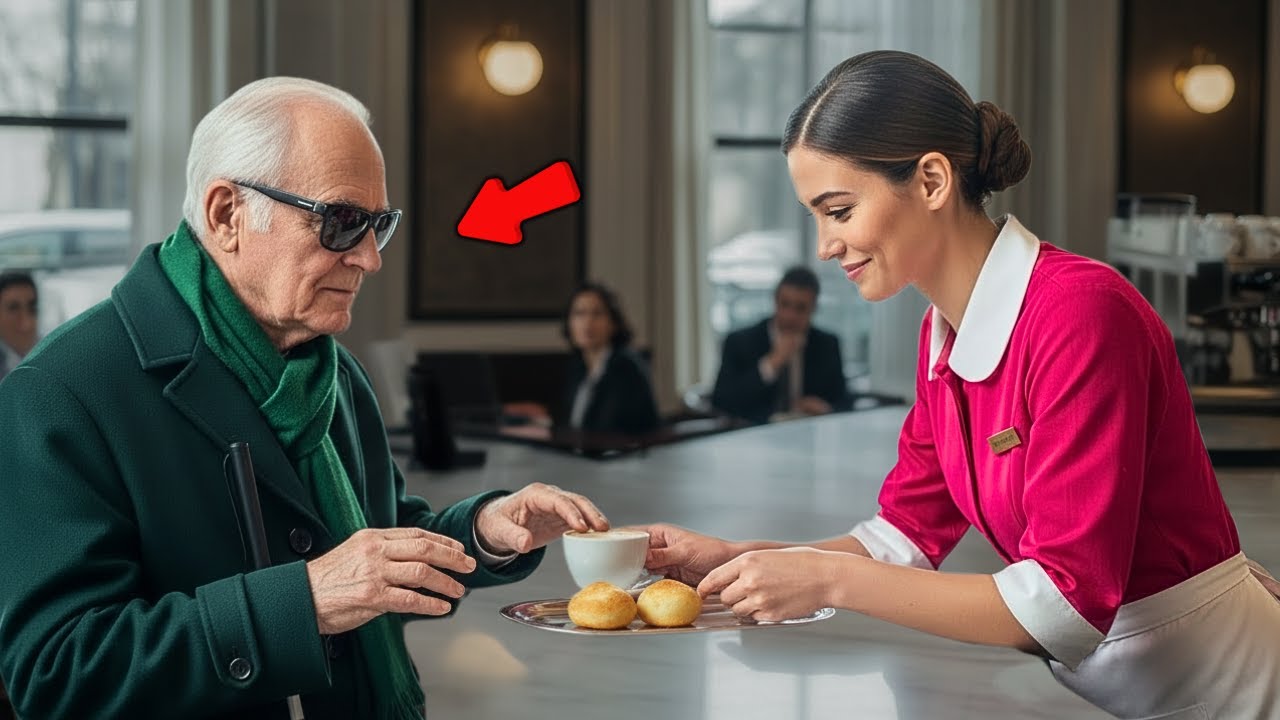 Ninguém quis servir o IDOSO CEGO na cafeteria... até a GARÇONETE descobrir quem ele era!