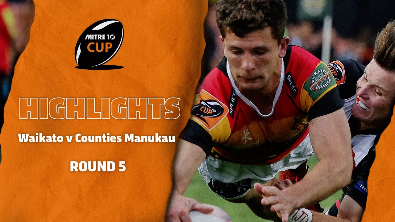 RD 5 HIGHLIGHTS | Waikato v Counties Manukau (Mitre 10 Cup 2020)