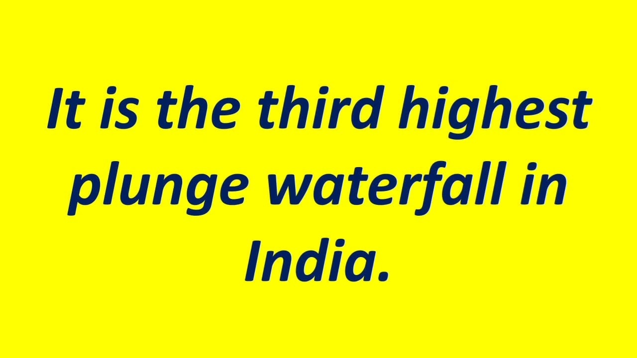 About Jog Falls/Ten lines on Jog Falls/Short essay on Jog Falls/Few lines on Jog Falls