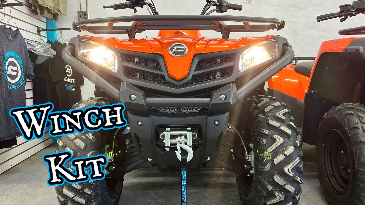 Комплект и установка лебедки CFMOTO CFORCE 400