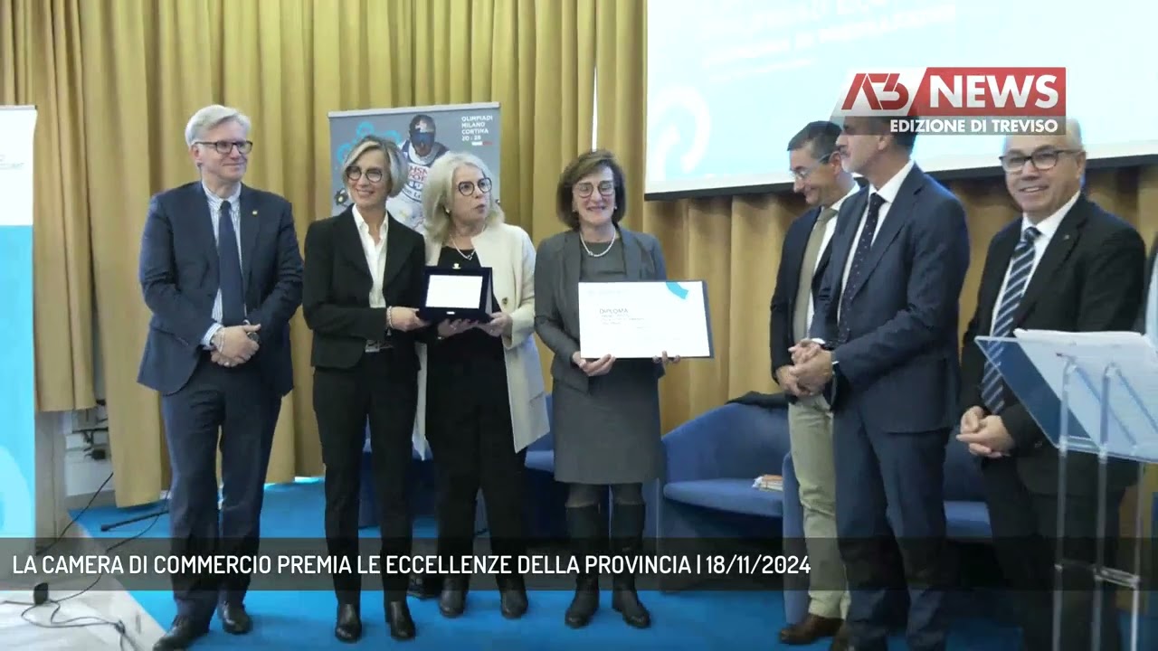 LA CAMERA DI COMMERCIO PREMIA LE ECCELLENZE DELLA PROVINCIA | 18/11/2024