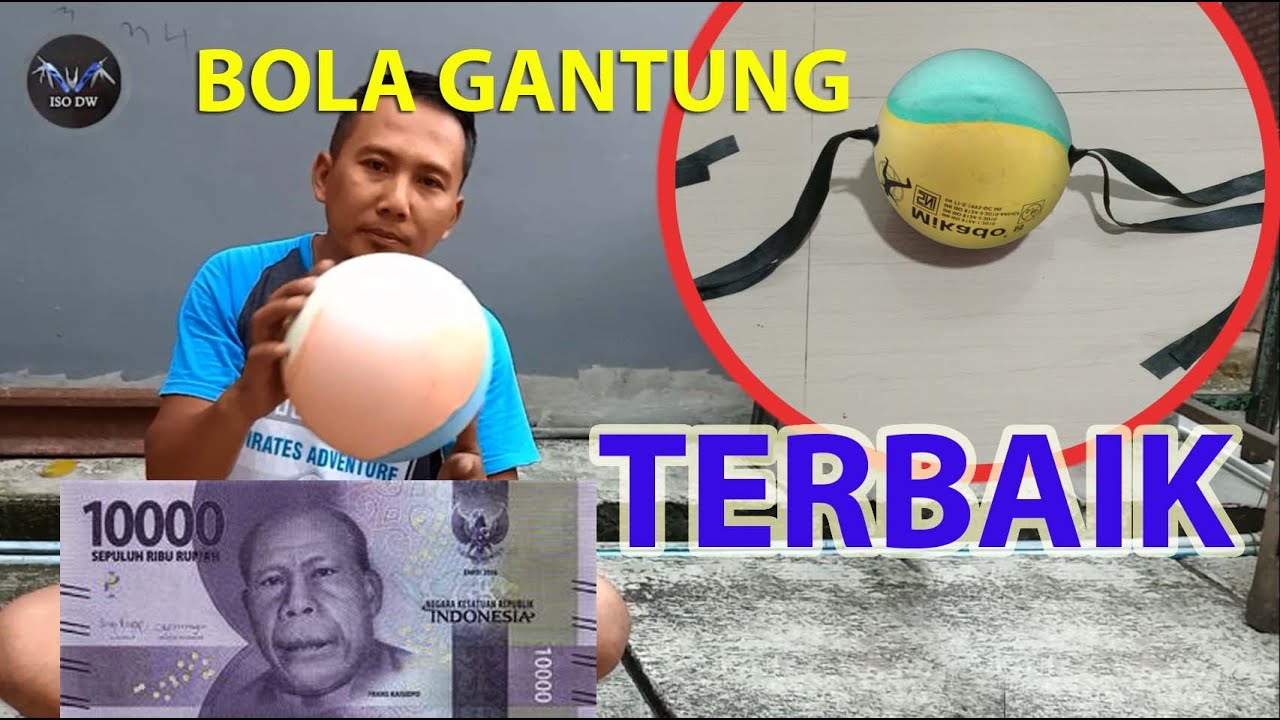 cara membuat bola gantung untuk latihan timing smash voli