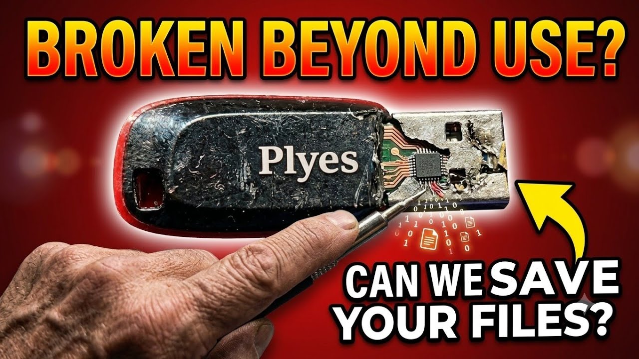 How To Fix Broken Pendrive Head At Home ( Very Easy )