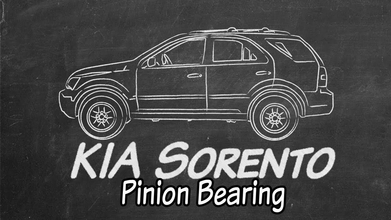 KIA Sorento - Replace Pinion Bearing