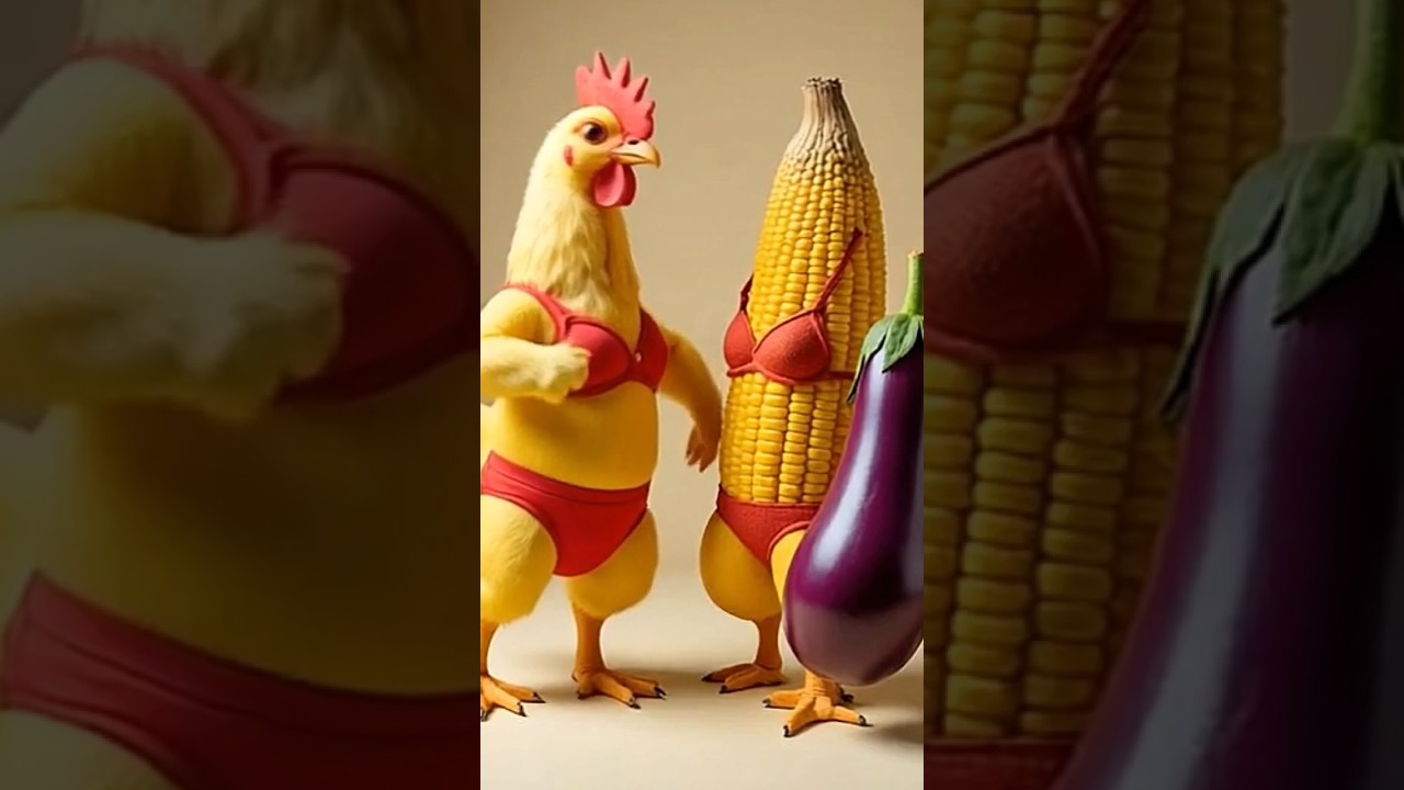 chicken 🐔🐔 banana 🍌🍌 version #funny #funnyanimal #chicken #banana #youtubeusa