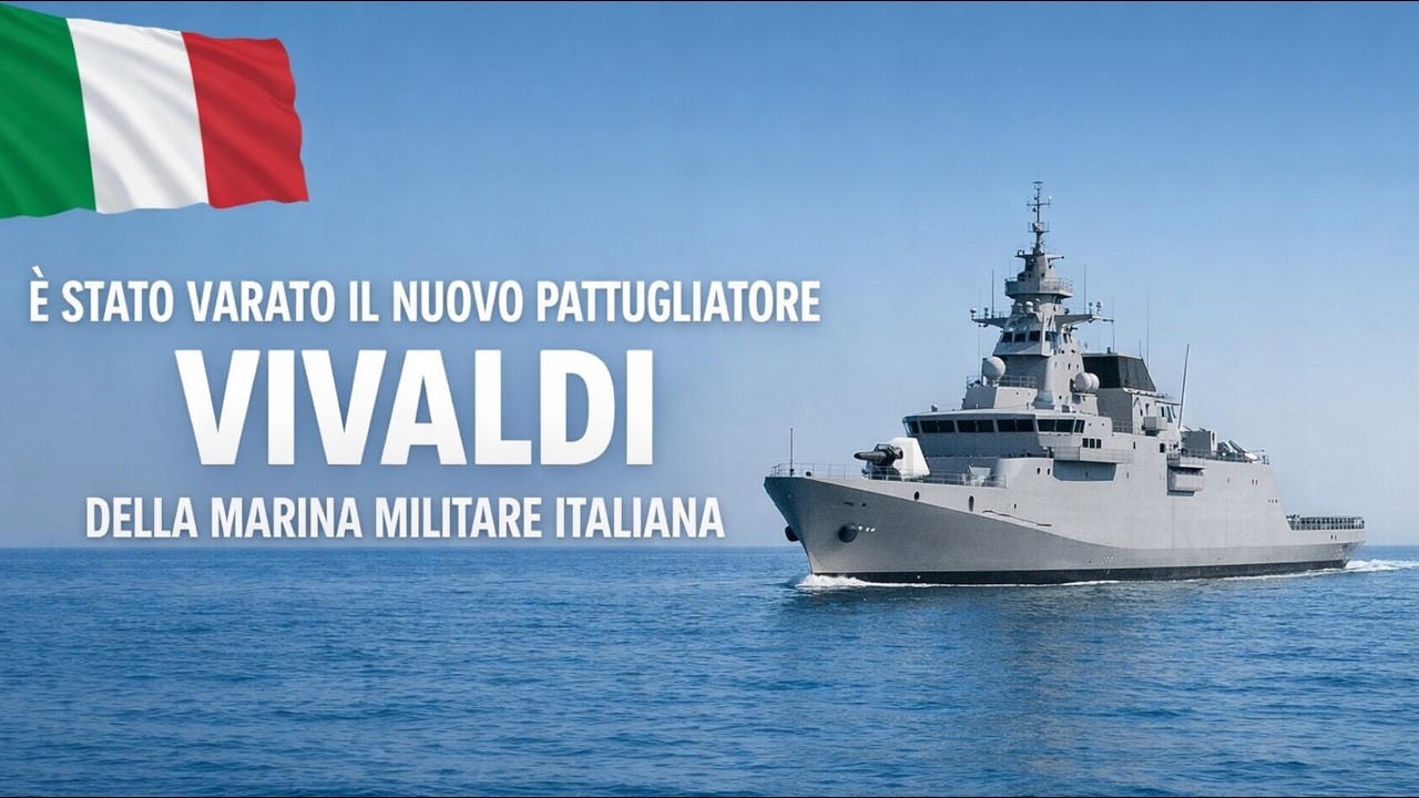 IL NUOVO MOSTRO DELLA MARINA MILITARE ITALIANA UGOLINO VIVALDI
