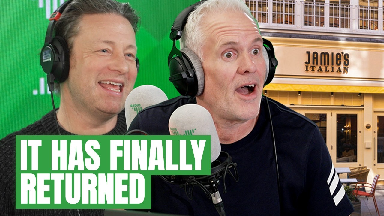 Jamie Oliver's 7 year hiatus is over! | The Chris Moyles Show | Radio X