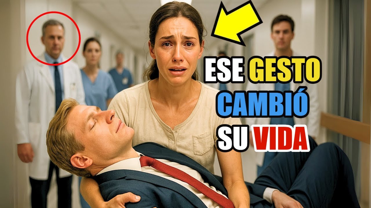 VENDEDORA POBRE lleva a MILLONARIO al Hospital a Toda Prisa... días después, su VIDA CAMBIÓ
