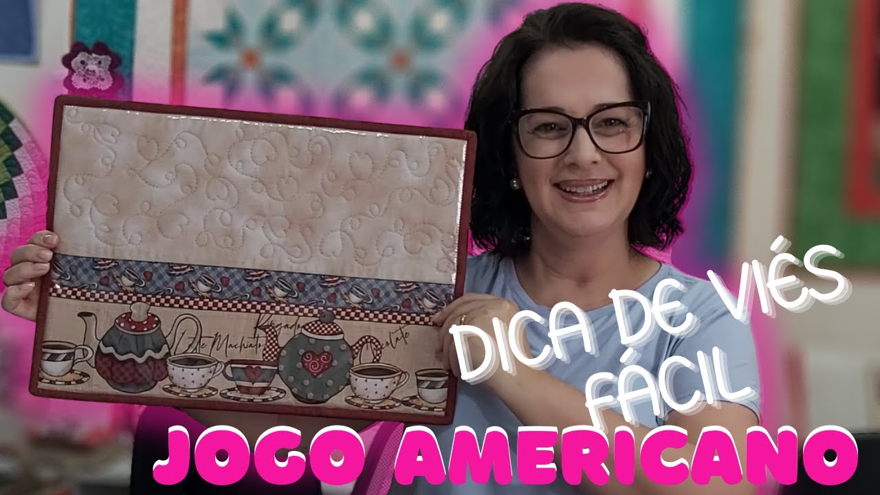 JOGO AMERICANO PRÁTICO | Dica de Acabamento viés fácil