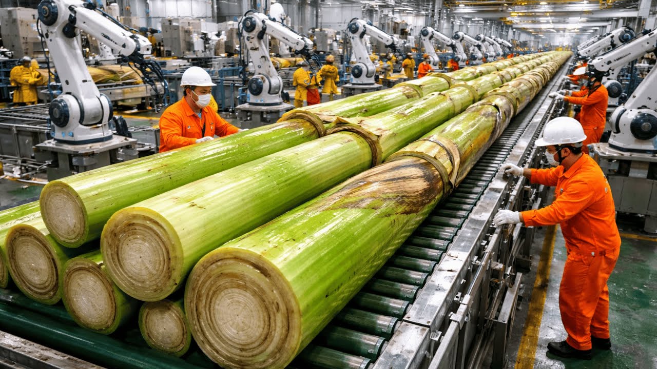 Inside a High-Tech Factory Turning Banana Stems into Fiber