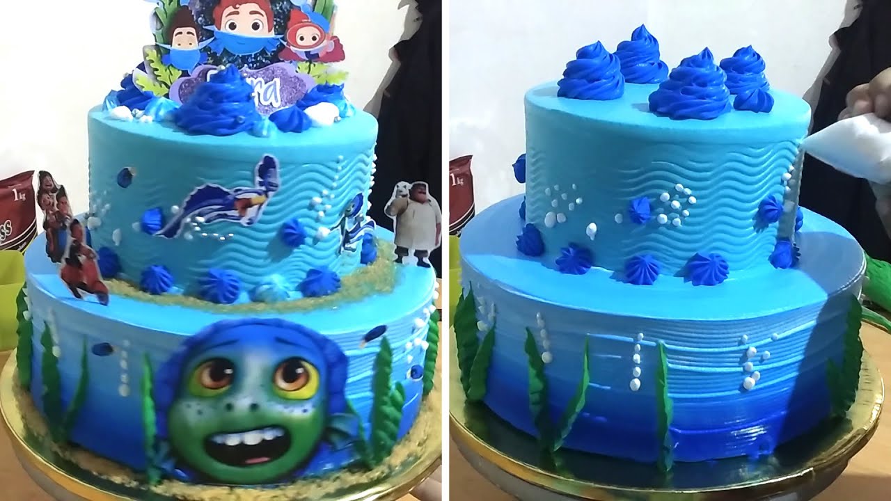 Pastel de luca la pelicula | luca cake decoration | Cake luca pixar